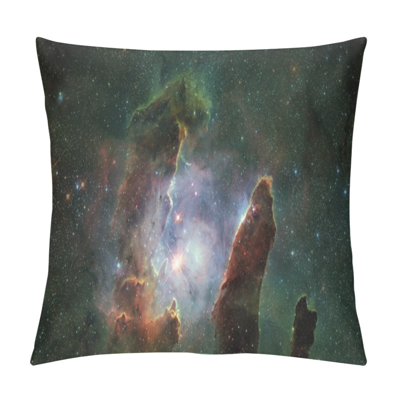 Personality  The Pillars Of Creation. The Eagle Nebula. Elements Of This Image Furnished By NASA Pillow Covers