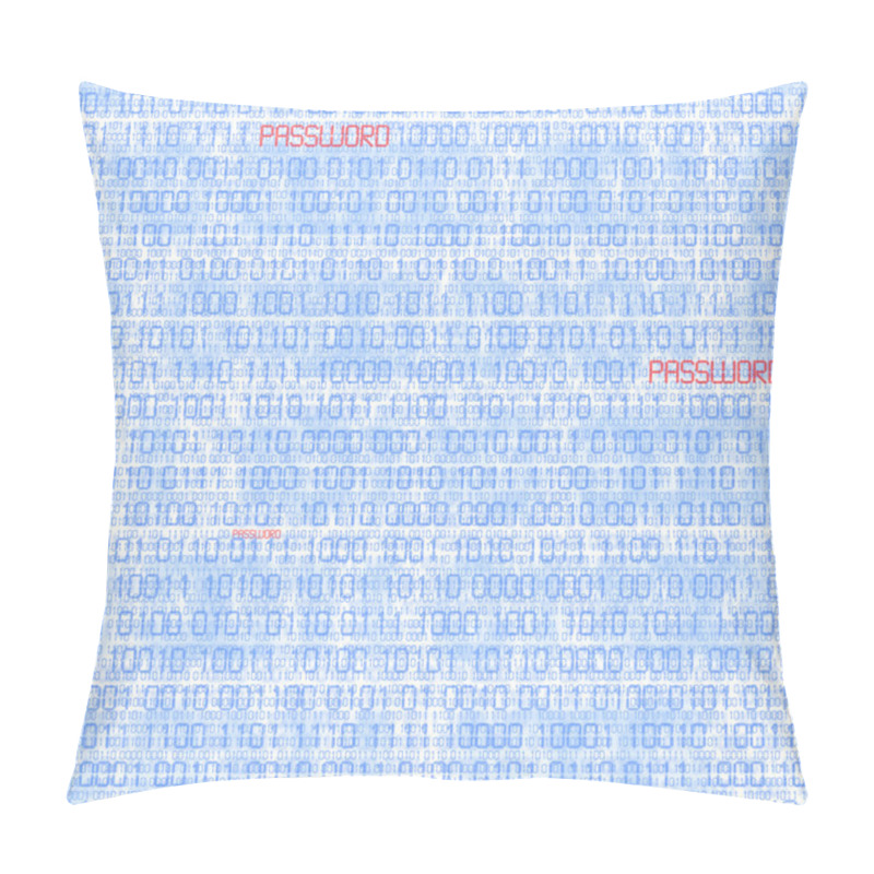 Personality  Binary Codes With Hacked Password Pillow Covers