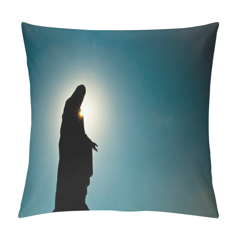 Personality  Virgin Mary Statue Pillow Covers