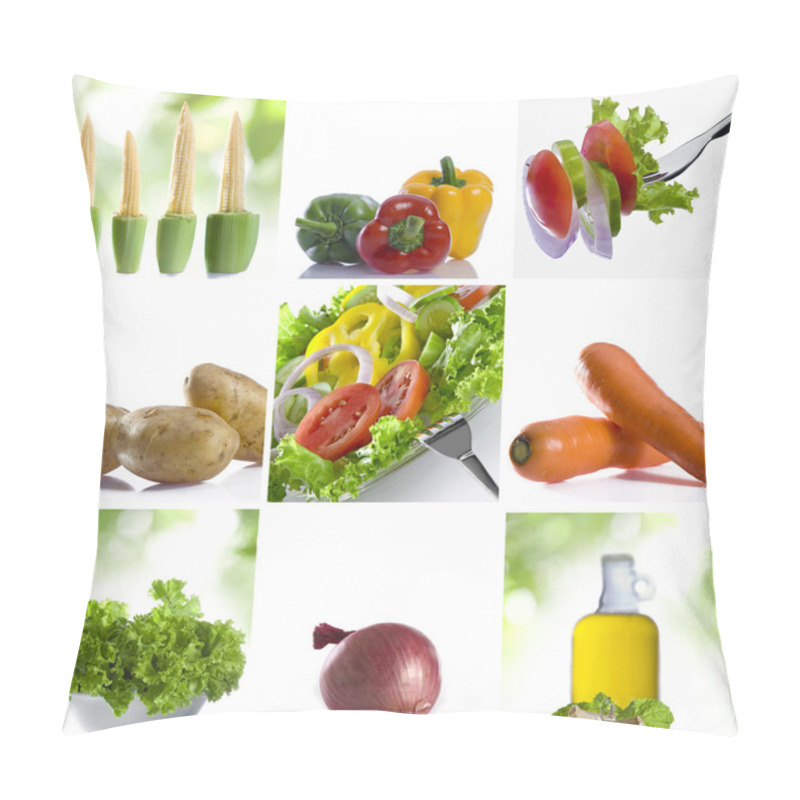 Personality  Food Collage Pillow Covers