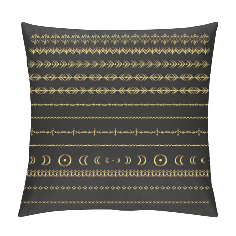 Personality  Ethnic Line Ornaments. Tribal Design Pillow Covers