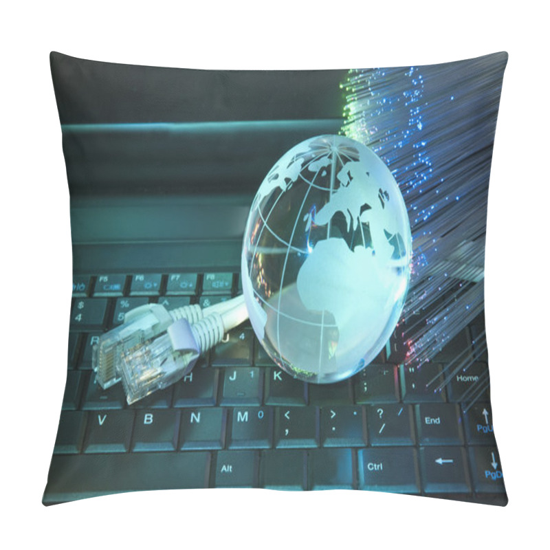 Personality  Technology Earth Globe Pillow Covers