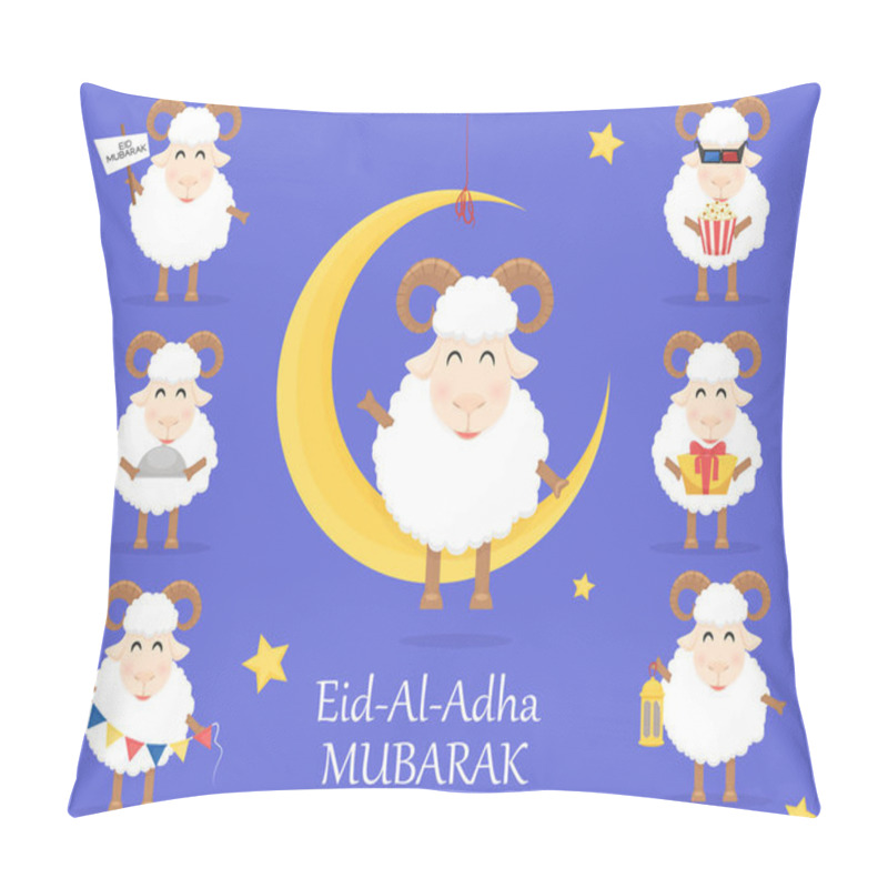 Personality  Eid Al Adha Mubarak Celebration Pillow Covers