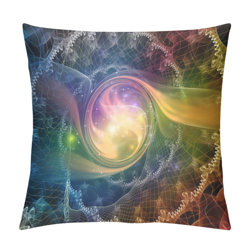 Personality  Inner Life Of Abstract Visualization Pillow Covers