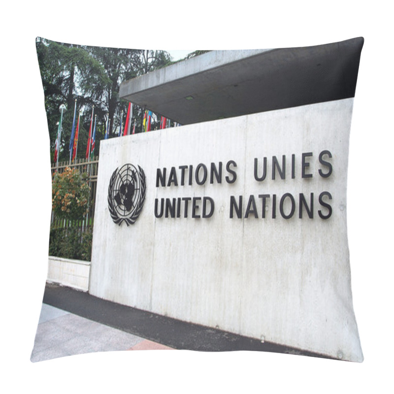 Personality  United Nations In Geneva Pillow Covers