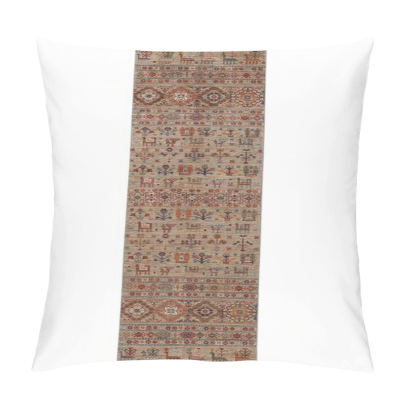 Personality  Handwoven Afghan Rug Separated From The Background Pillow Covers