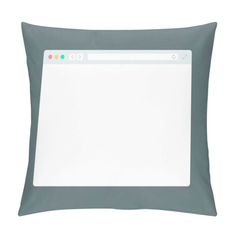 Personality  Simple Browser Window Pillow Covers