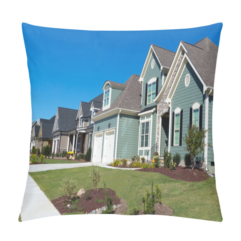 Personality  Street Of Residential Houses Pillow Covers