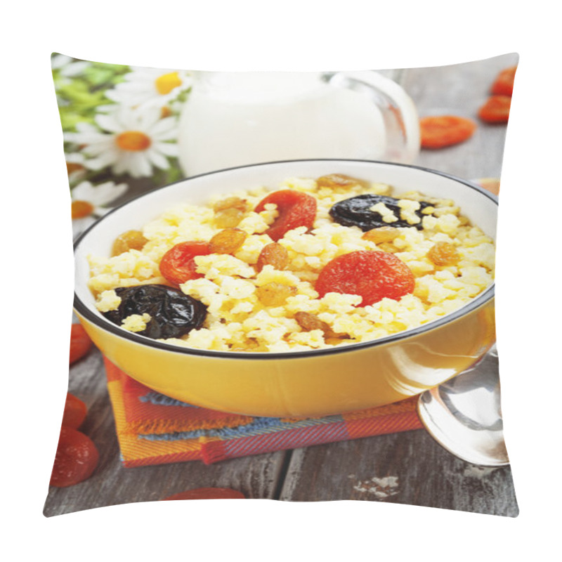 Personality  Millet Porridge With Dried Fruit Pillow Covers