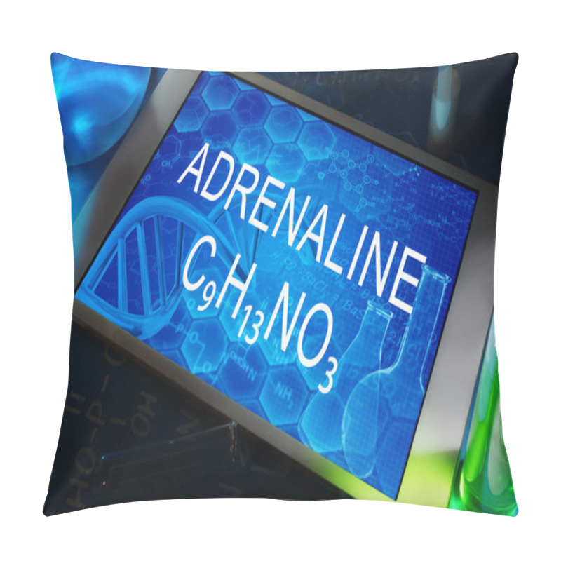 Personality  The Chemical Formula Of Adrenaline Pillow Covers