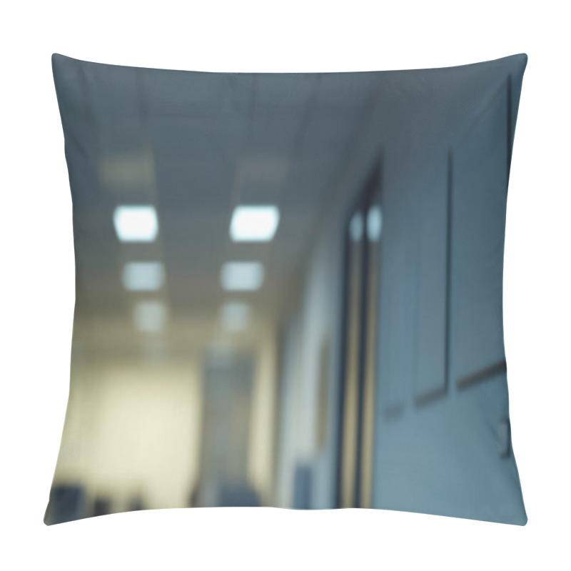 Personality  Modern Office Interior With Soft Lighting And Empty Frames On The Wall. Pillow Covers