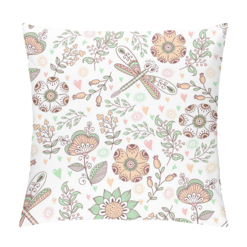 Personality  Abstract Floral Background Pillow Covers