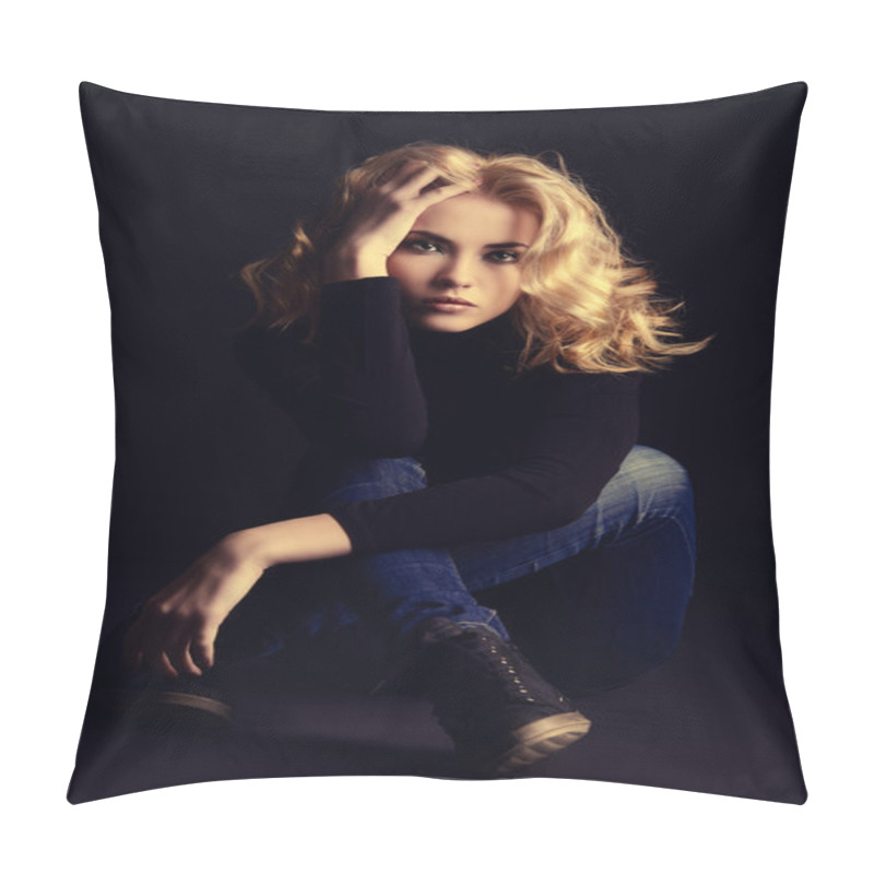 Personality  Depression. Emotions. Beauty, Fashion. Pillow Covers