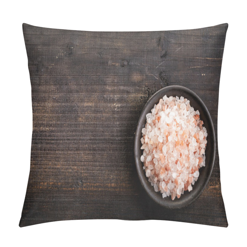 Personality  Bowl Of Pink Himalayan Salt Pillow Covers