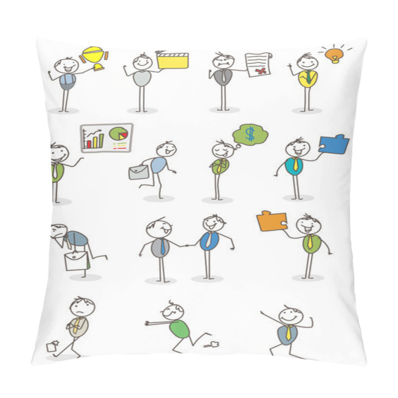 Personality  Set Businessman Activity Pillow Covers