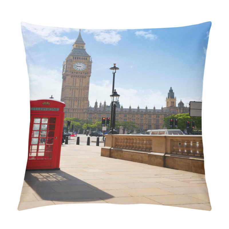 Personality  London Old Red Telephone Box Pillow Covers