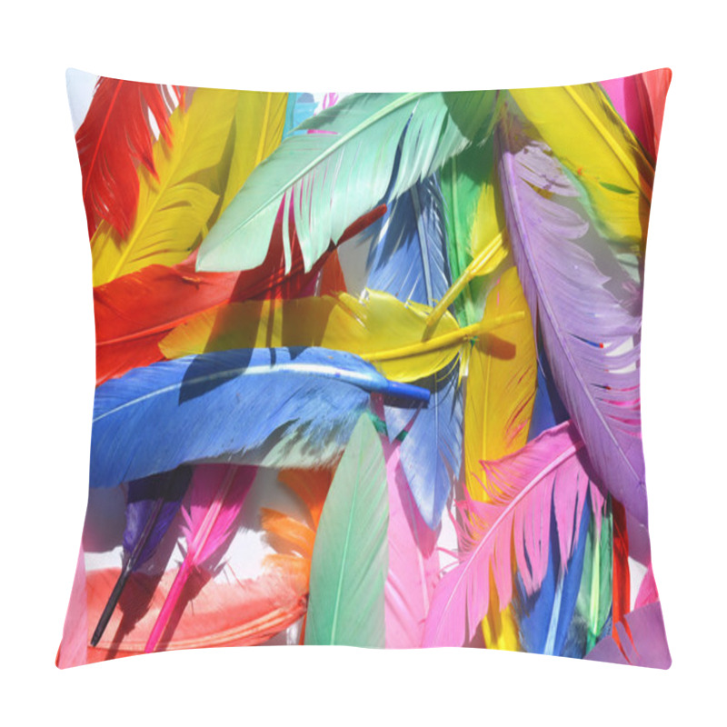 Personality  Feathers Background Texture Pillow Covers