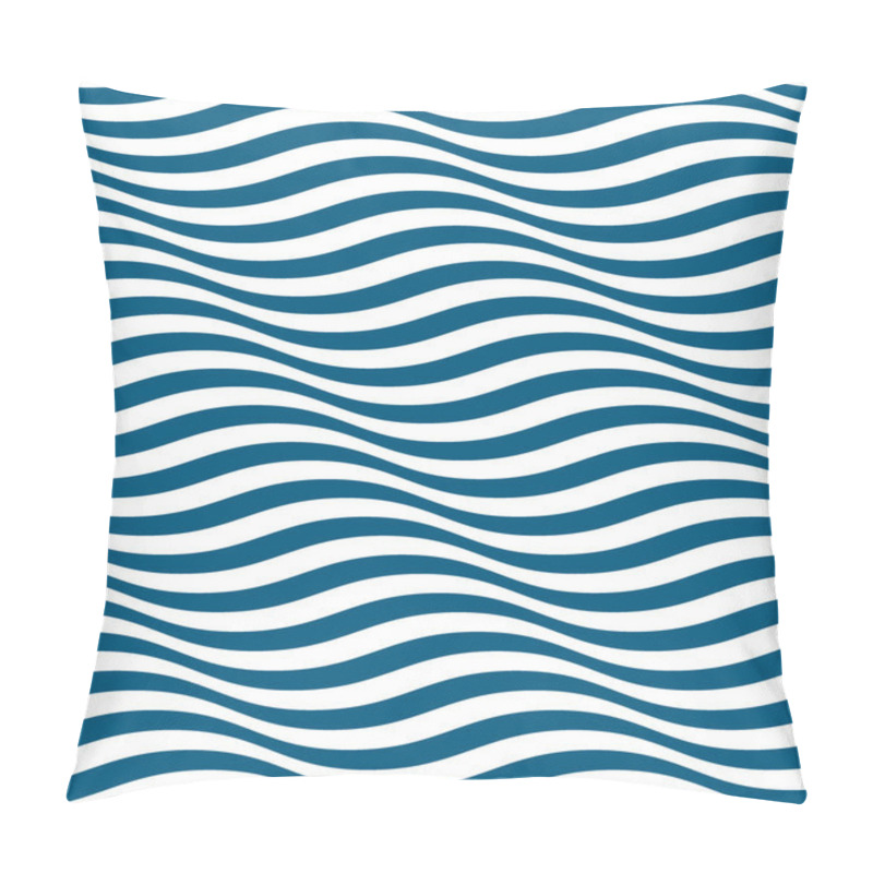 Personality  Wave Seamless Pattern Pillow Covers