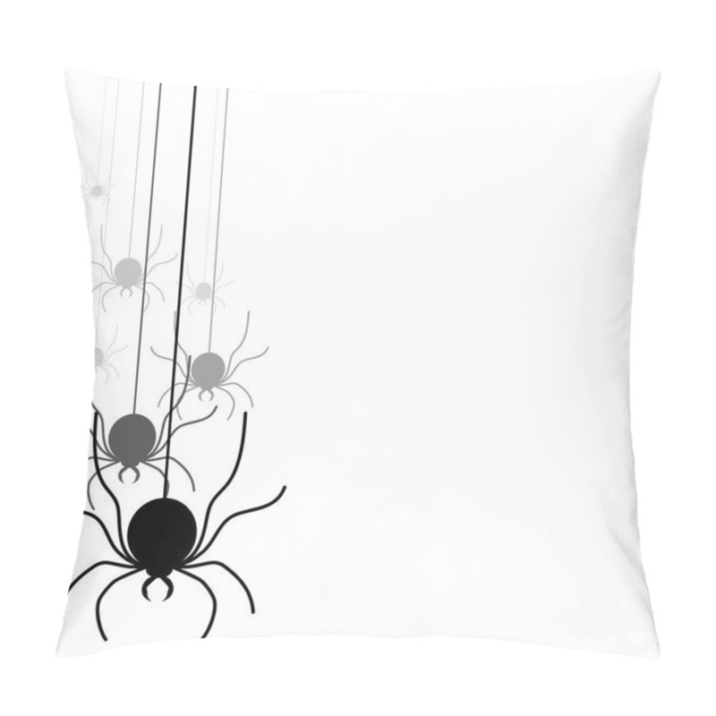 Personality  Vector Background. Spiders. Pillow Covers