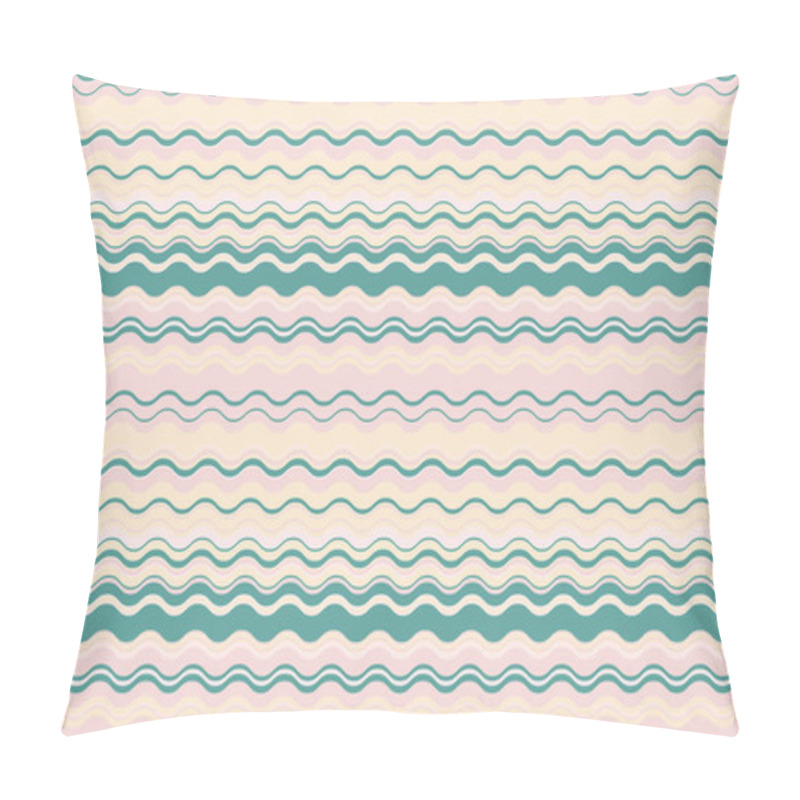 Personality  Seamless Pastel Wavy Stripes Pattern.  Perfect For Textile Design, Website Backgrounds, Packaging, And More.  Soft, Calming Colors Create A Soothing And Stylish Aesthetic. Pillow Covers