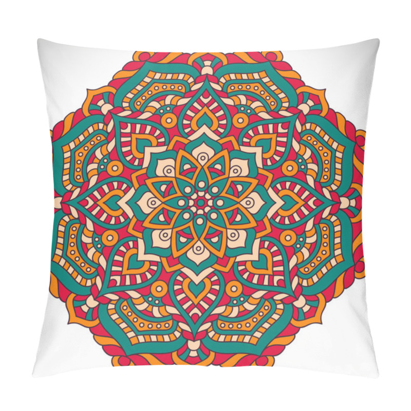 Personality  Vector Indian Mandala Pillow Covers