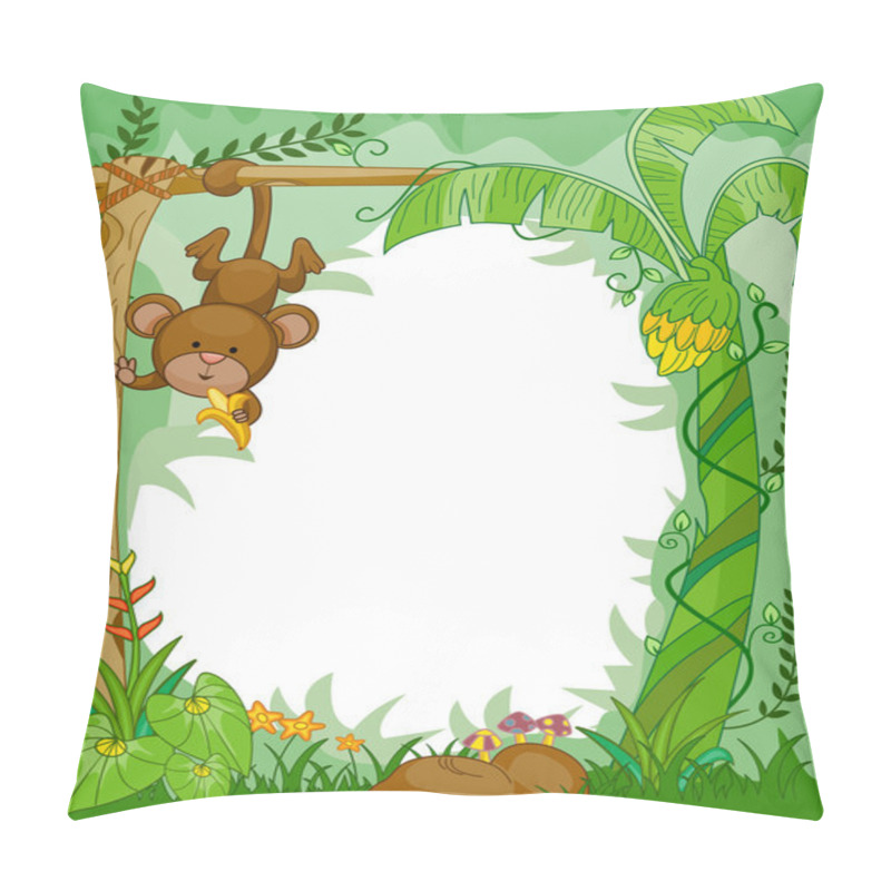 Personality  Monkey Frame Pillow Covers