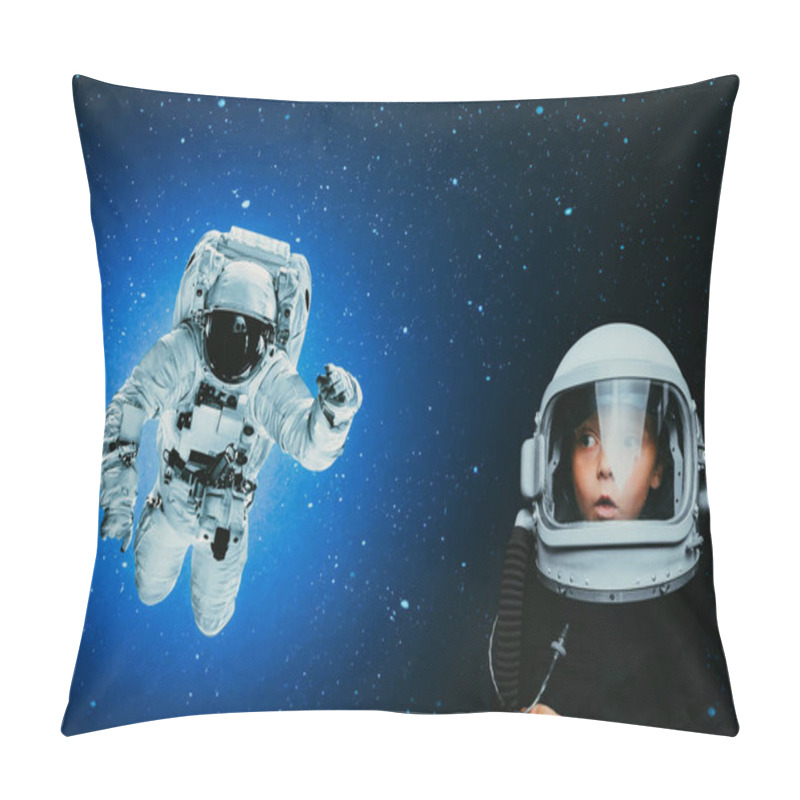 Personality  Small Child Wants To Fly An Airplane Wearing An Airplane Helmet Pillow Covers