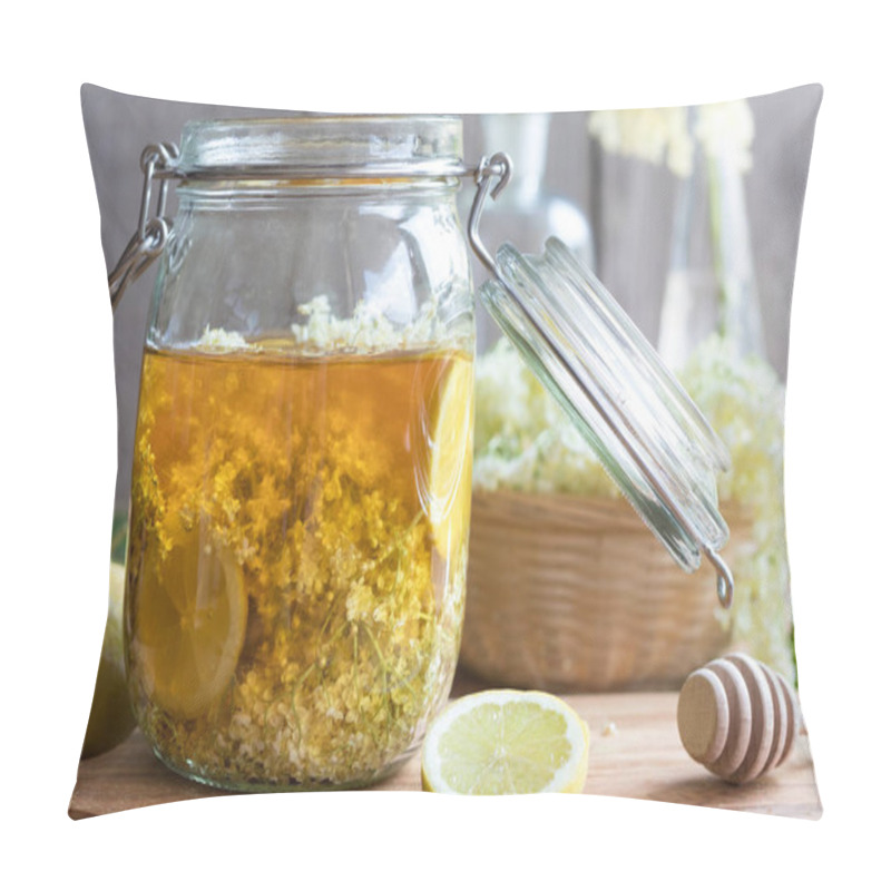 Personality  Preparation Of A Natural Elder Flower Syrup Pillow Covers