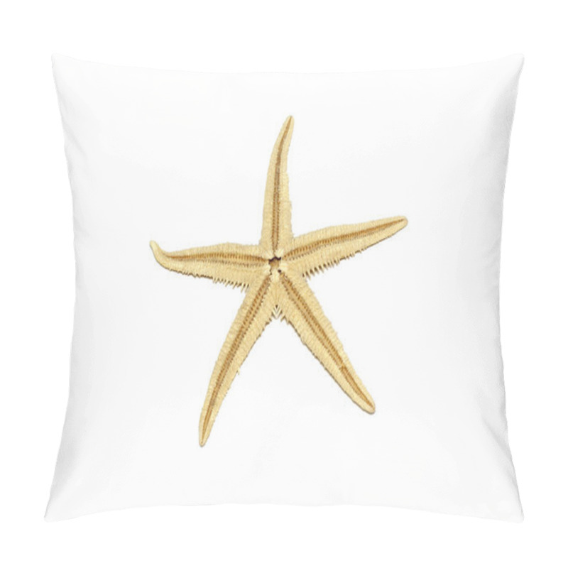 Personality  Starfish Isolated On White Background. Pillow Covers