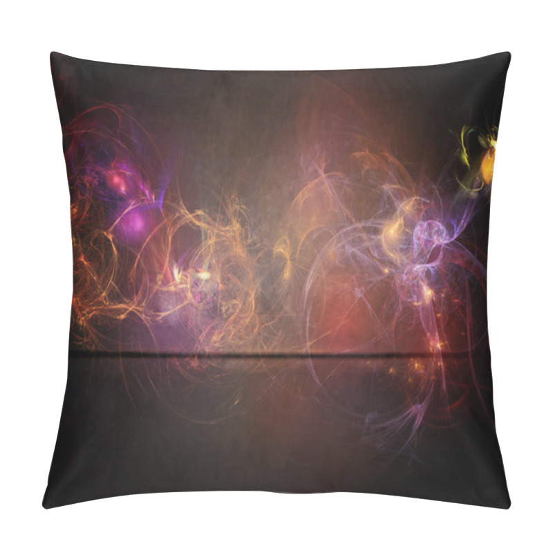 Personality  Colourful Light Trails Smoke Effect Pillow Covers