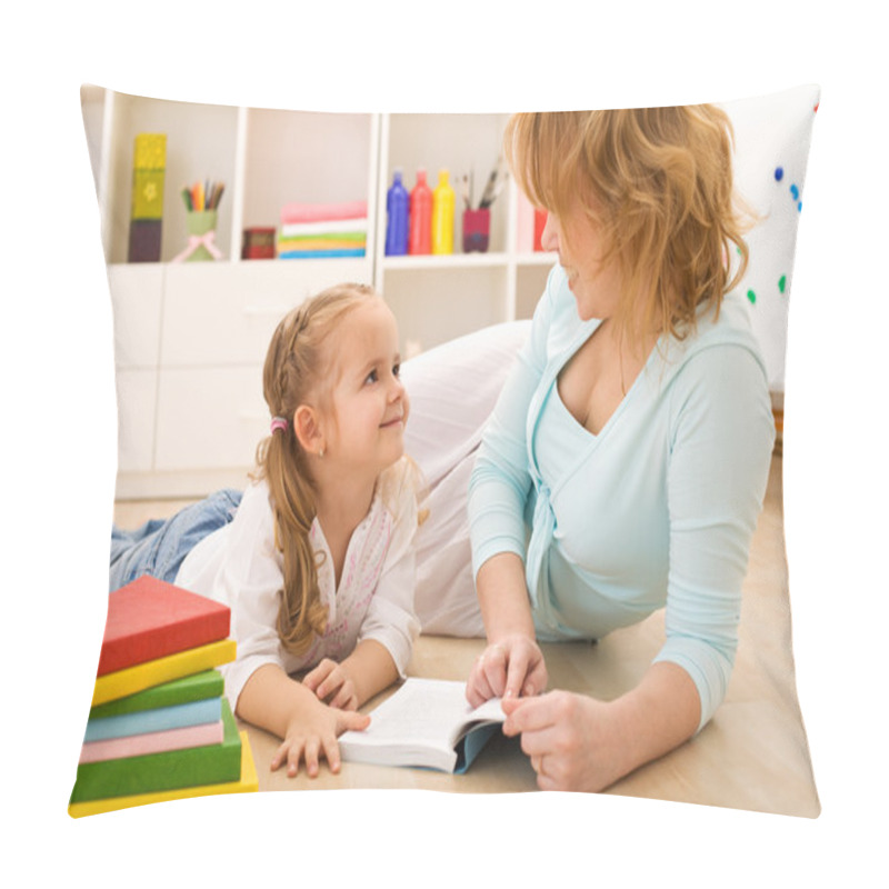 Personality  Story Time With Mom Pillow Covers