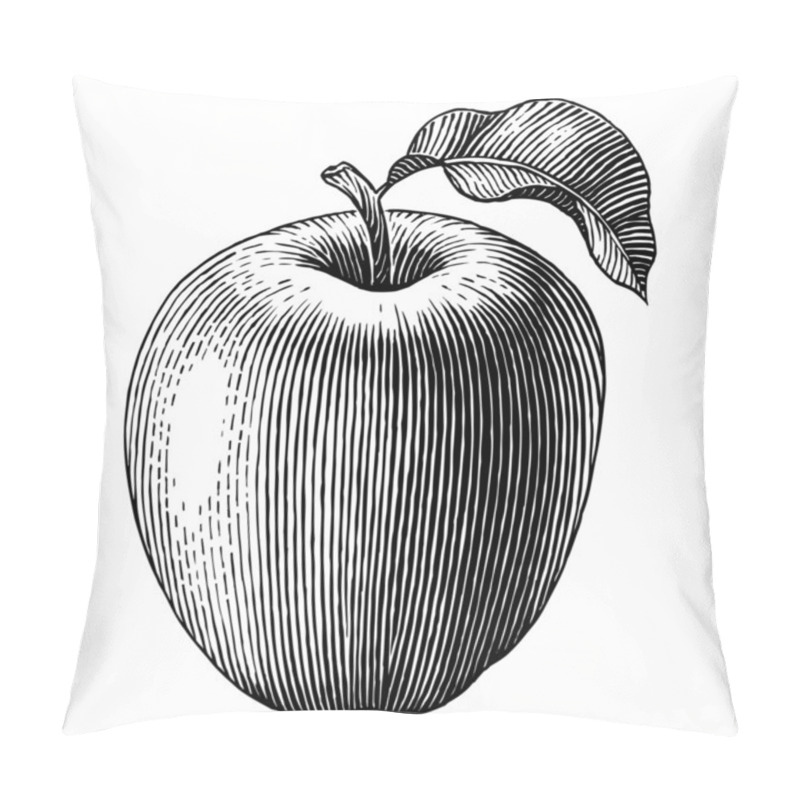 Personality  Engraved Apple Pillow Covers