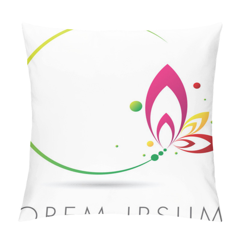 Personality  Floral Logo Template Pillow Covers