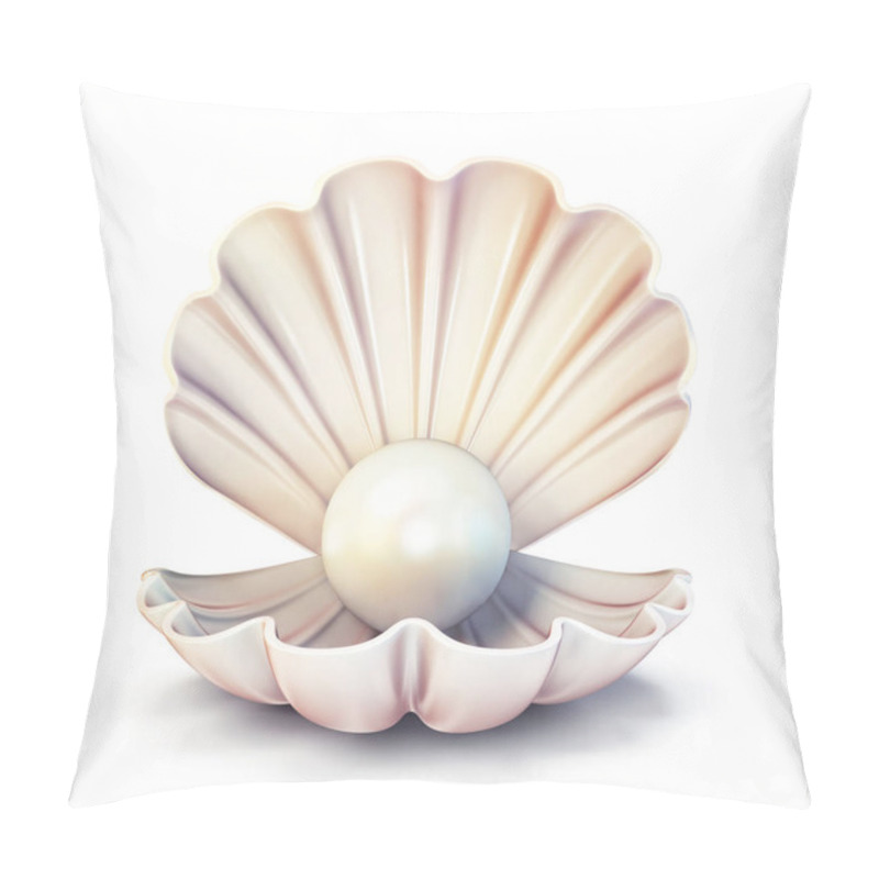 Personality  3d Pearl In Shell Pillow Covers