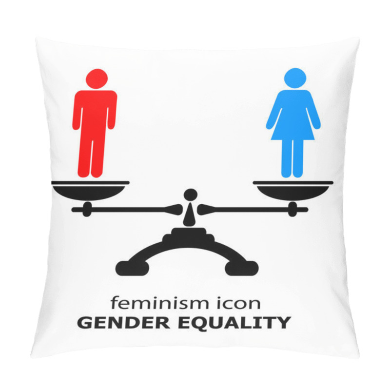 Personality  Gender Equality Icon Pillow Covers