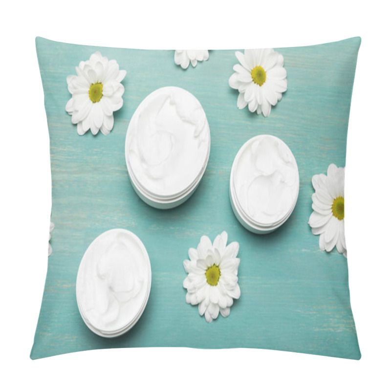 Personality   Chamomiles And Organic Cream Pillow Covers