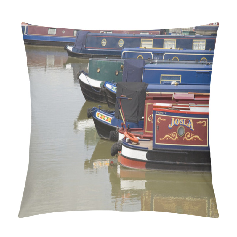 Personality  Canal Boats (room For Text) Pillow Covers