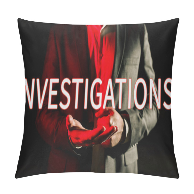 Personality  Text Sign Showing InvestigationsThe Formal Action Or Systematic Examination About Something, Business Concept The Formal Action Or Systematic Examination About Something Pillow Covers