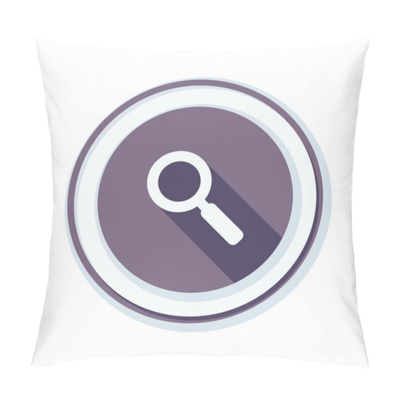 Personality  Magnifying Glass Icon Pillow Covers