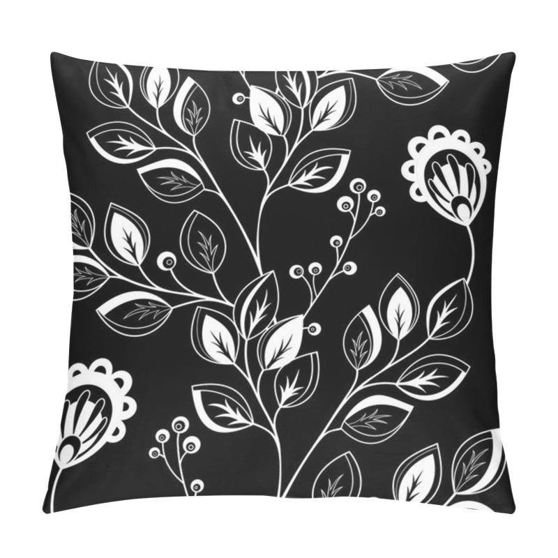 Personality  Seamless Floral Pattern Pillow Covers