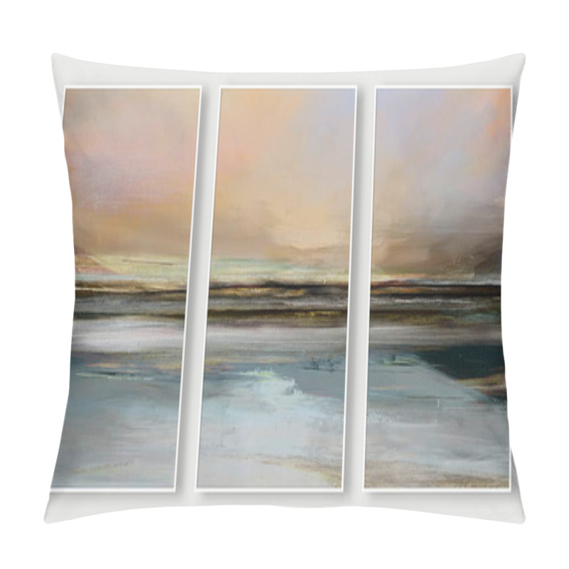 Personality  Modern Art Painting. 3 D Rendering Pillow Covers