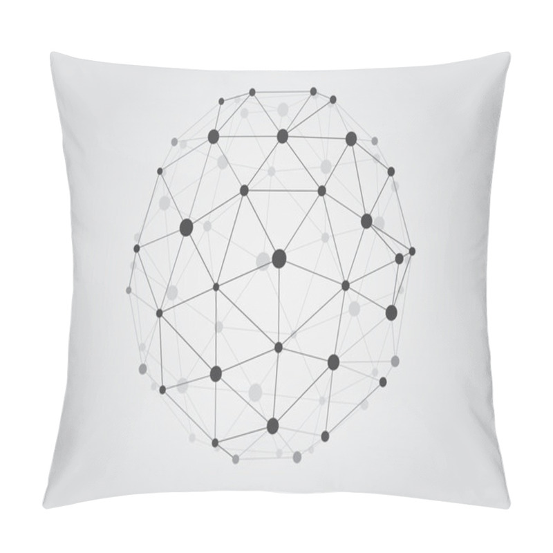 Personality  Black And White Lattice Shape Object Pillow Covers