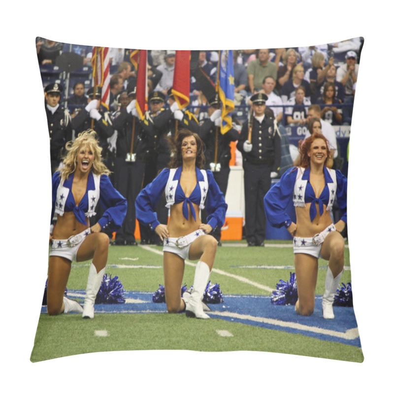 Personality  Cowboys Cheerleaders Pregame Pillow Covers