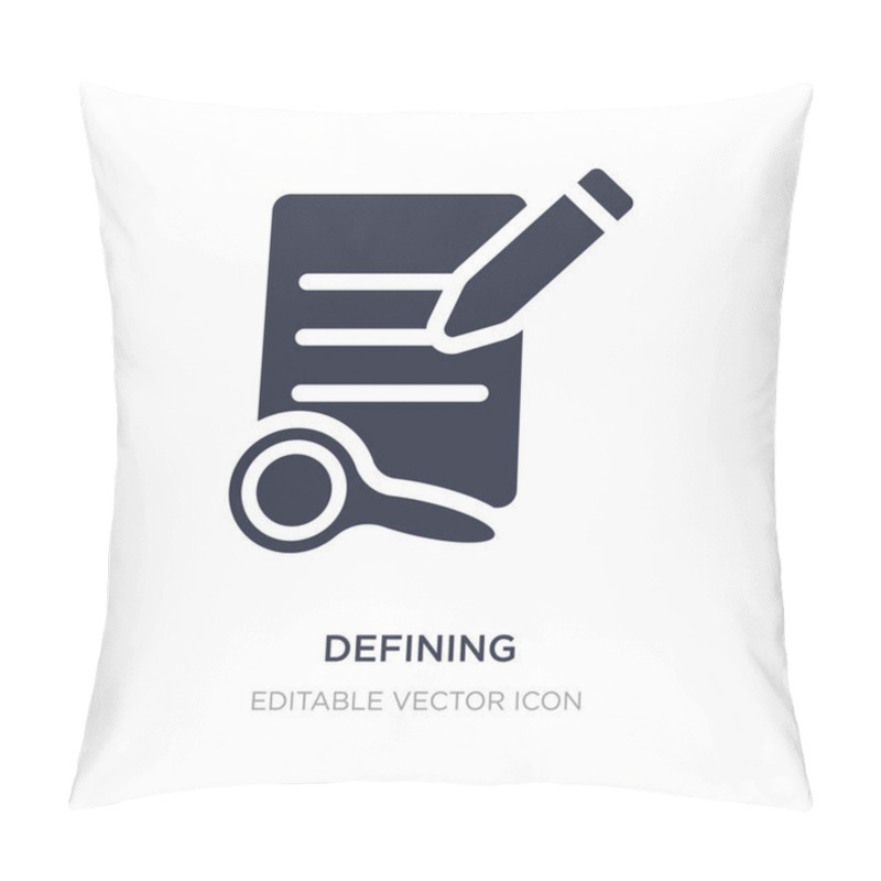 Personality  Defining Icon On White Background. Simple Element Illustration F Pillow Covers