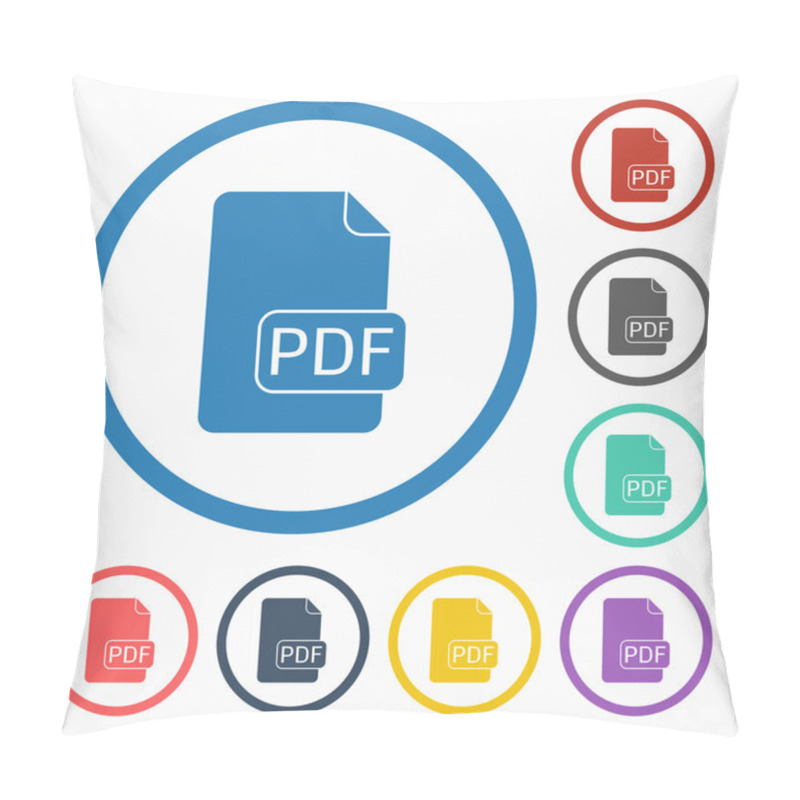 Personality  File PDF Icon Pillow Covers