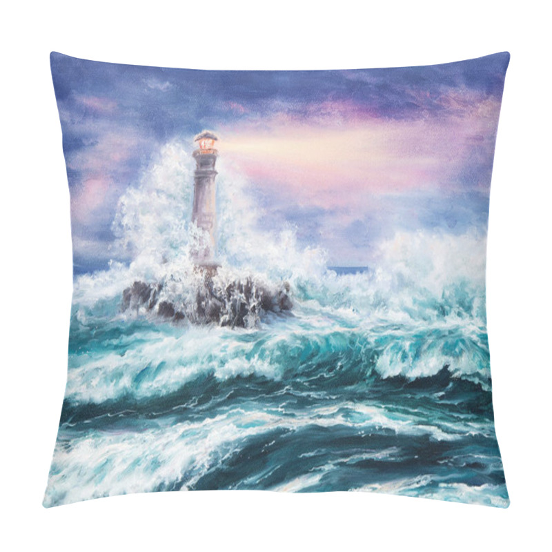 Personality  Lighthouse Pillow Covers