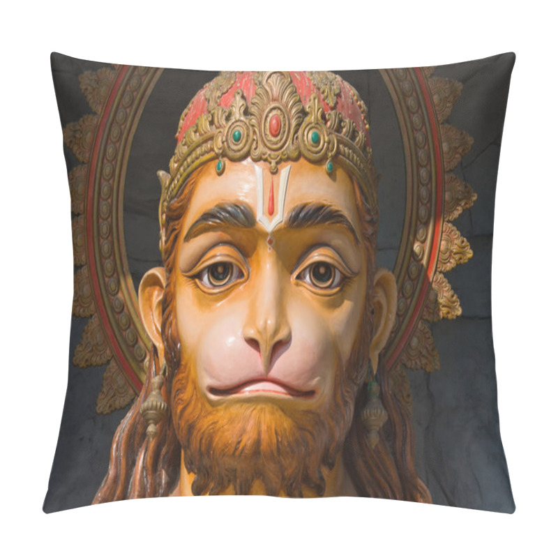 Personality  Hanuman Statue In India Pillow Covers