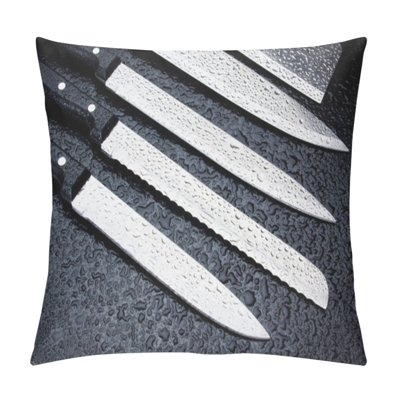 Personality  Stainless Steel Kitchen Knives Pillow Covers