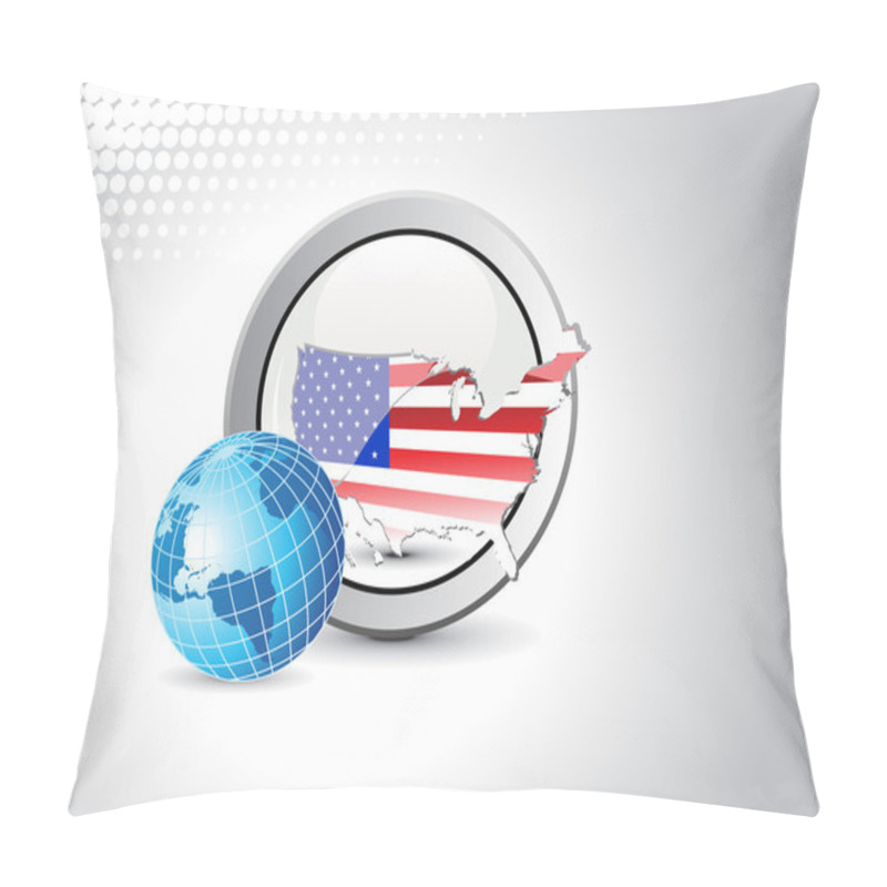 Personality  Illustration For Happy 4th July Celebration Pillow Covers