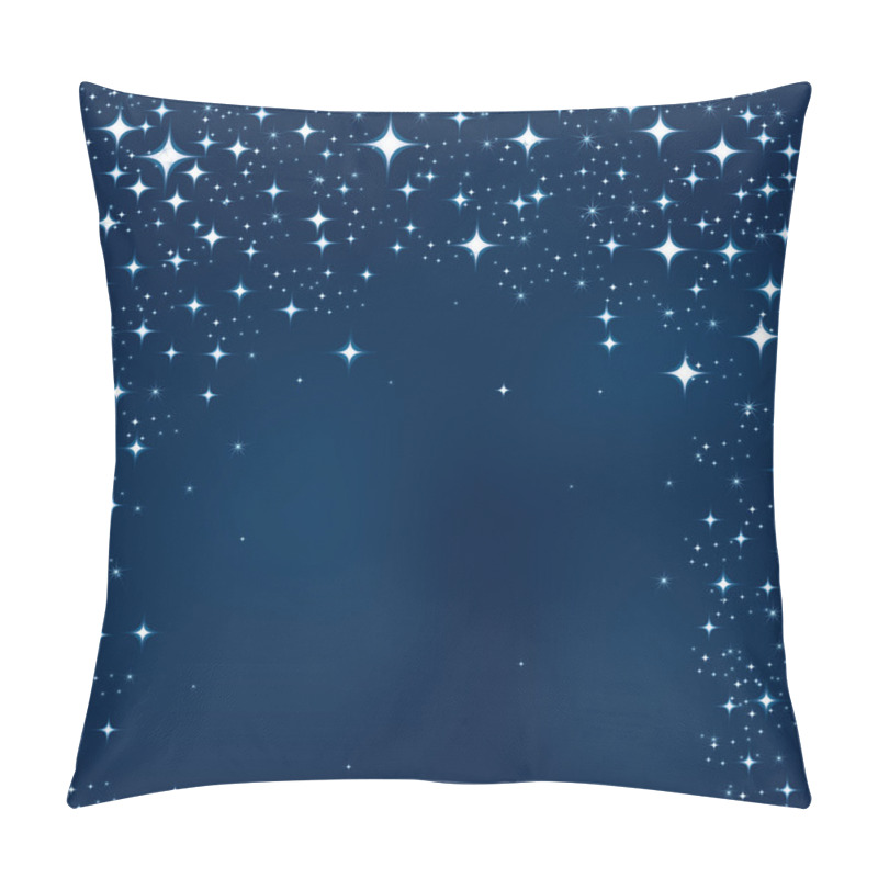 Personality  Blue Star Background Pillow Covers